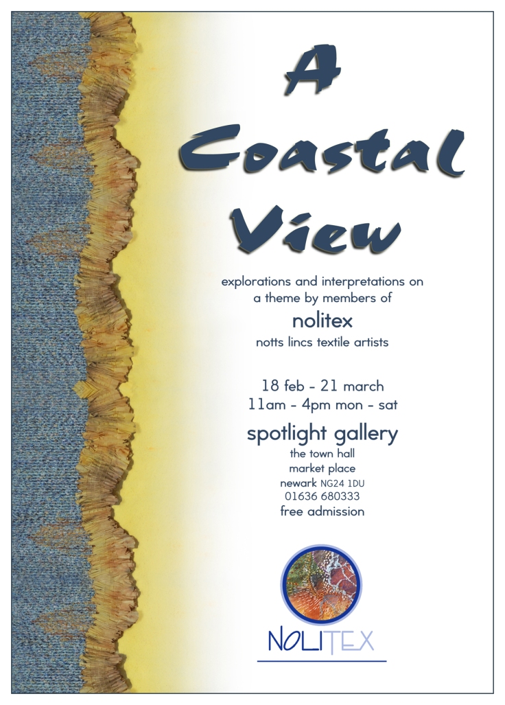 a coastal view poster